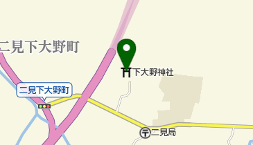 下大野神社の地図画像