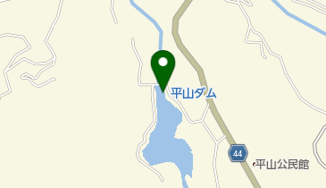 平山ダムの地図画像
