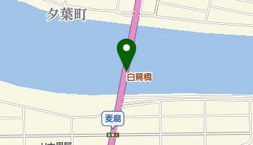 白鷺橋の地図画像