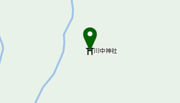 川中神社の地図画像
