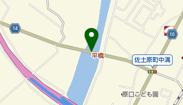 平橋の地図画像