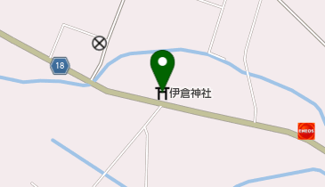 伊倉神社の地図画像