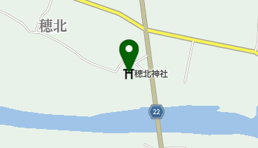 穂北神社の地図画像