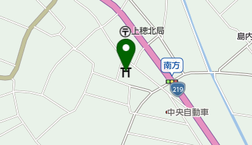南方神社の地図画像