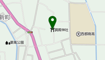 調殿神社の地図画像
