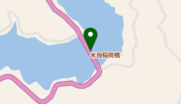 米良稲荷橋の地図画像