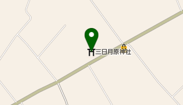 三日月原神社の地図画像