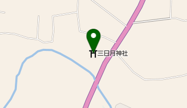 三日月神社の地図画像