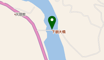 下鶴大橋の地図画像