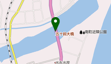 五十鈴大橋の地図画像