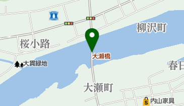 大瀬橋の地図画像