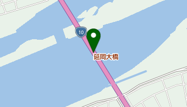 延岡大橋の地図画像