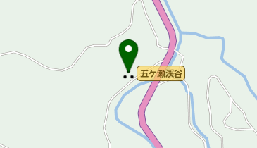 五ケ瀬渓谷の地図画像