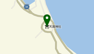 天満神社の地図画像