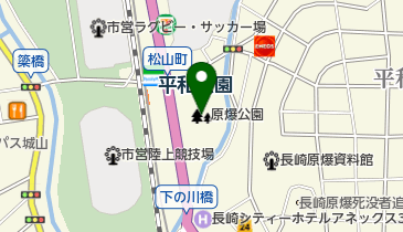 原爆公園の地図画像