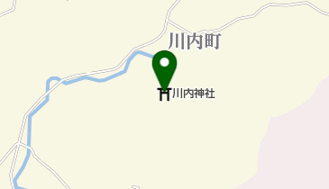 川内神社の地図画像