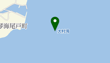 大村湾の地図画像