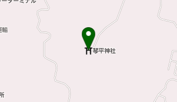 琴平神社の地図画像