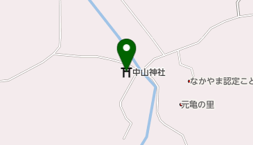 中山神社の地図画像