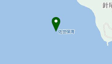 佐世保湾の地図画像