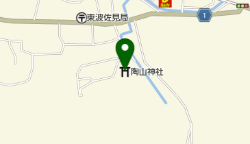 陶山神社の地図画像