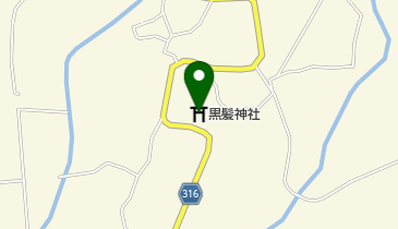 黒髪神社の地図画像