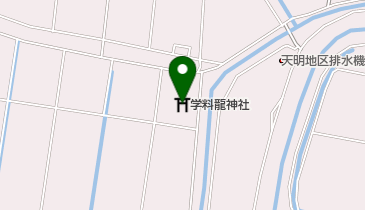 学料龍神社の地図画像