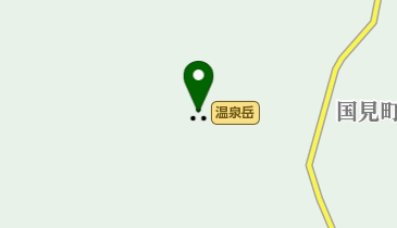 温泉岳の地図画像