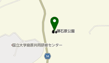 礫石原公園の地図画像