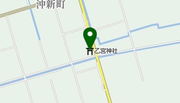 乙宮神社の地図画像