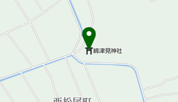 綿津見神社の地図画像