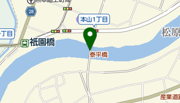 泰平橋の地図画像