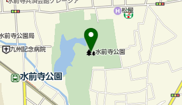 水前寺公園の地図画像