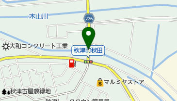 矢形橋の地図画像