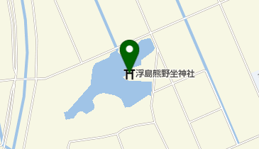 浮島熊野坐神社の地図画像