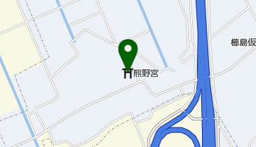 熊野宮の地図画像