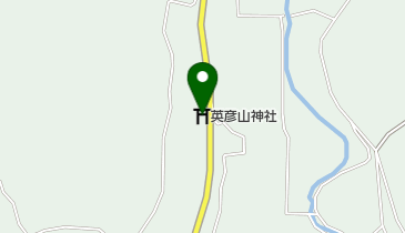 英彦山神社の地図画像