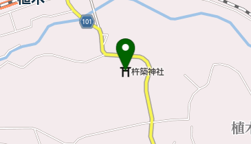 杵築神社の地図画像
