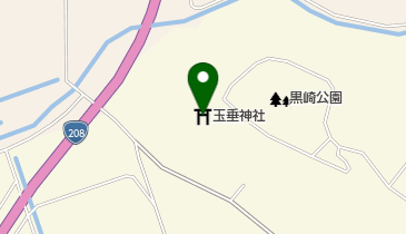 玉垂神社の地図画像