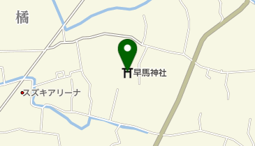 早馬神社の地図画像