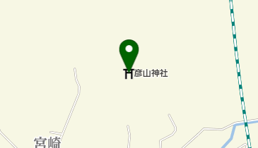 彦山神社の地図画像