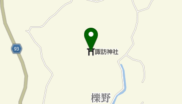 諏訪神社の地図画像