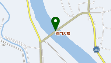 竈門大橋の地図画像