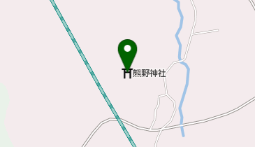 熊野神社の地図画像