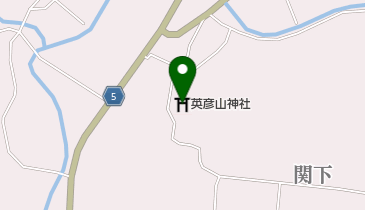 英彦山神社の地図画像