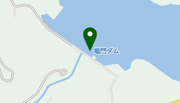 竜門ダムの地図画像