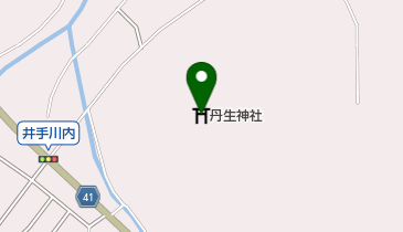 丹生神社の地図画像