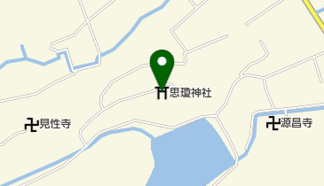 思瓊神社の地図画像