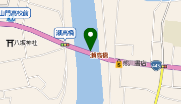 瀬高橋の地図画像