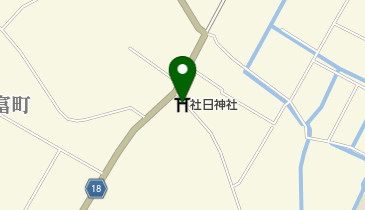 社日神社の地図画像